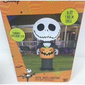 Nightmare Before Christmas Jack Skellington Airblown Inflatable Halloween 5'